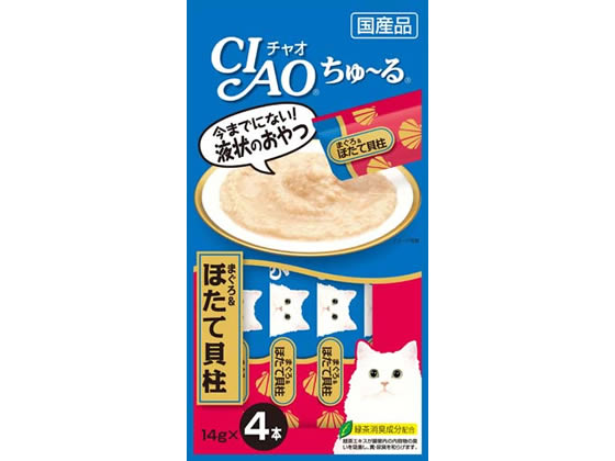 いなば CIAOちゅーるまぐろ&ほたて貝柱4本 4SC-77 1パック（ご注文単位1パック)【直送品】