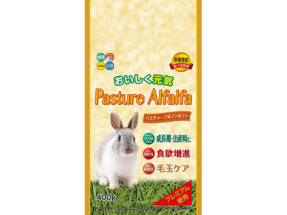 ハイペット 新パスチャーアルファルファ400g 1袋（ご注文単位1袋)【直送品】