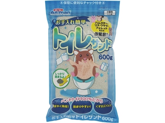 ドギーマンハヤシ お手入れ簡単トイレサンド 600g 1袋（ご注文単位1袋)【直送品】