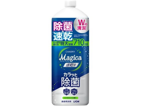 ライオン Magica 速乾+ 除菌 シトラスミントの香り 詰替 710ml 1個（ご注文単位1個）【直送品】