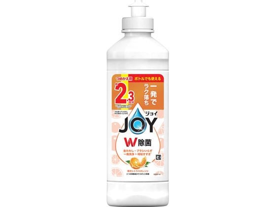 P&G 除菌ジョイコンパクト 贅沢シトラスオレンジ キャップ付 替 300mL 1個（ご注文単位1個）【直送品】