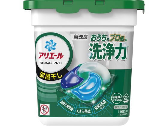 P&G アリエールジェルボールプロ 部屋干し 本体 11個 1個（ご注文単位1個）【直送品】