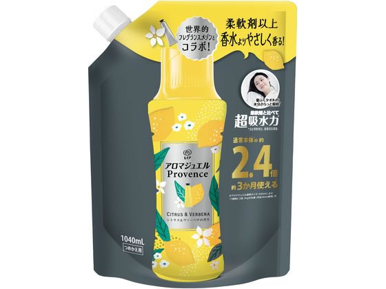 P&G レノアアロマジュエル シトラス&ヴァーベナの香り詰替用特大1040mL 1個（ご注文単位1個）【直送品】