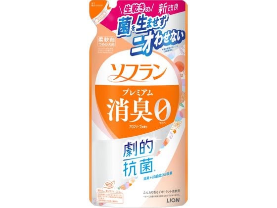 ライオン ソフラン プレミアム消臭 アロマソープの香り 詰替 380ml 1個（ご注文単位1個）【直送品】