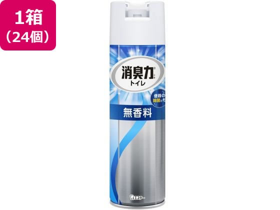 エステー トイレの消臭力スプレー 無香料 365ml 24個 1箱（ご注文単位1箱）【直送品】