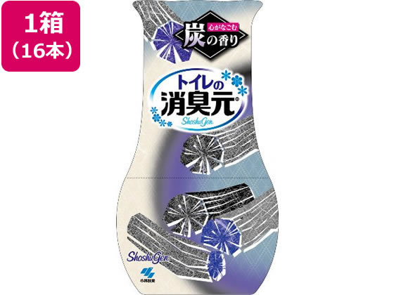 小林製薬 トイレの消臭元 心がなごむ炭の香り 16本 1箱（ご注文単位1箱）【直送品】