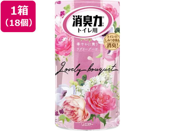 エステー トイレの消臭力 ラブリーブーケ 400ml 18個 1箱（ご注文単位1箱）【直送品】