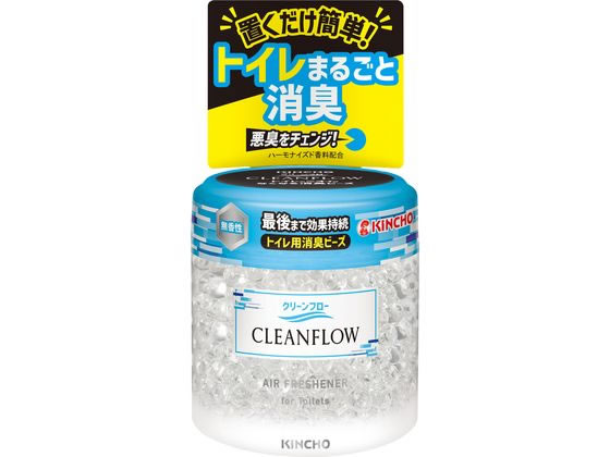 金鳥 クリーンフロー トイレ用消臭ビーズ60日無香性 1個（ご注文単位1個）【直送品】