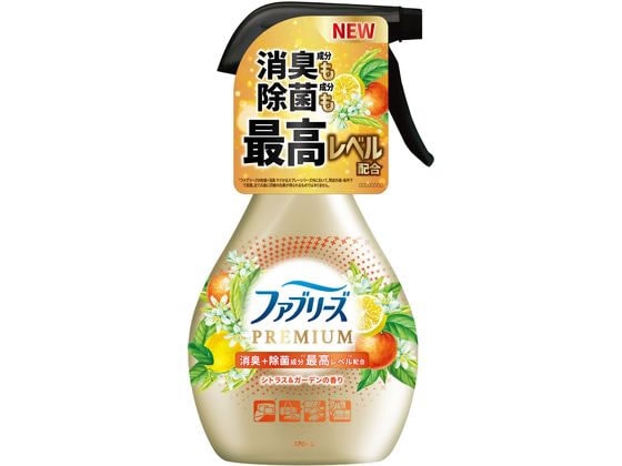 P&G ファブリーズ プレミアム シトラス&ガーデン 本体 370ml 1本（ご注文単位1本）【直送品】