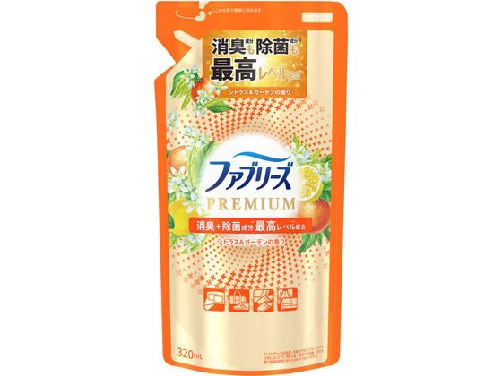 P&G ファブリーズ プレミアム シトラス&ガーデン 詰替 320ml 1個（ご注文単位1個）【直送品】