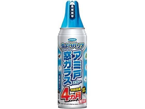 フマキラー 虫よけバリアスプレー アミ戸窓ガラス 450ml 1個（ご注文単位1個）【直送品】