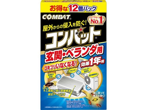 金鳥 コンバット 玄関・ベランダ用 1年用 12個入 1個（ご注文単位1個）【直送品】