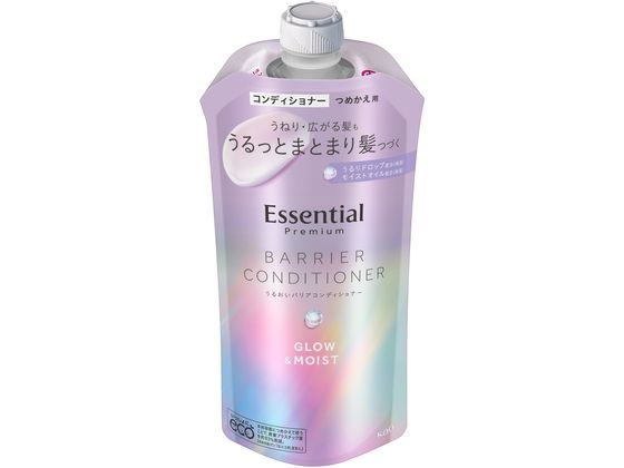 KAO エッセンシャル プレミアム バリアコンディショナー モイスト 替え 340ml 1個（ご注文単位1個）【直送品】