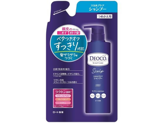 ロート製薬 デオコ スカルプケアシャンプー つめかえ用 370mL 1個（ご注文単位1個）【直送品】