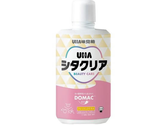 UHA味覚糖 UHAシタクリア 液体はみがき フレッシュシトラス 500ml 1個（ご注文単位1個）【直送品】