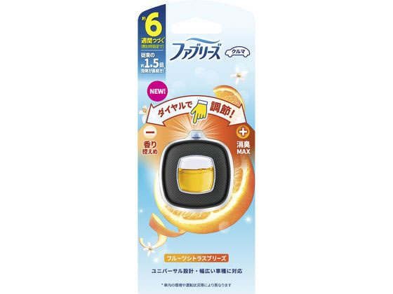 P&G ファブリーズ クルマ イージークリップ フルーツシトラスブリーズ 1個（ご注文単位1個）【直送品】