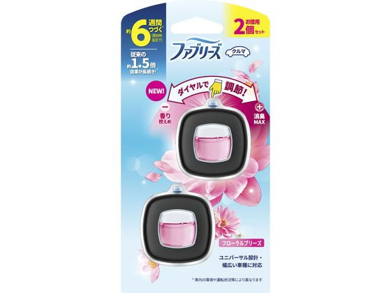 P&G ファブリーズ クルマ イージークリップ フローラルブリーズ 2個 1パック（ご注文単位1パック）【直送品】