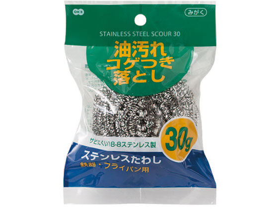 オーエ ステンレスたわし 30g 1個（ご注文単位1個）【直送品】