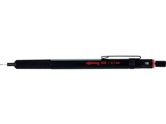 ロットリング rOtring 500 メカニカルペンシル ブラック 0.5mm 1904725 1本（ご注文単位1本）【直送品】