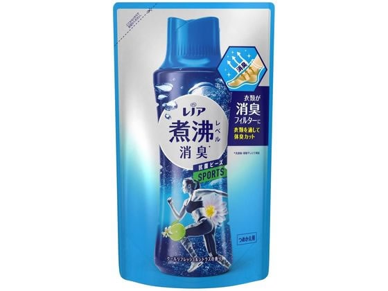 P&G レノア煮沸レベル消臭抗菌ビーズ スポーツ シトラス 替 365mL 1個（ご注文単位1個）【直送品】