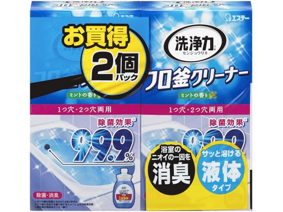 エステー 洗浄力フロ釜クリーナー2P700g 1パック（ご注文単位1パック）【直送品】