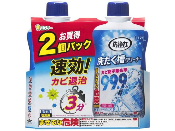 エステー 洗浄力洗たく槽クリーナー2P1100g 1パック（ご注文単位1パック）【直送品】