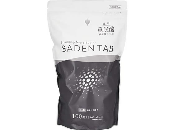 紀陽除虫菊 業務用 薬用Baden Tab 100錠 BT-8438 1袋（ご注文単位1袋）【直送品】