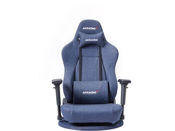 AKRacing ゲーミングチェア Gyokuza デニム AKR-GYOKUZA-DENIM 1脚（ご注文単位1脚）【直送品】