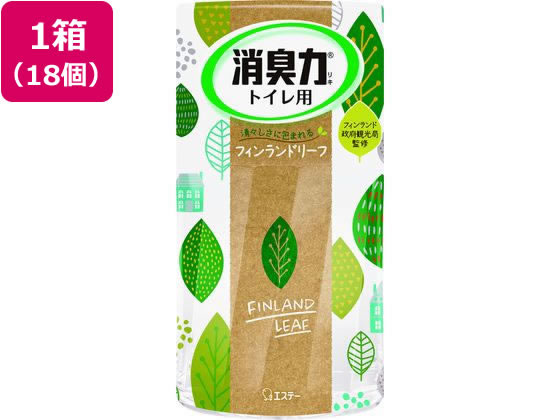 エステー トイレの消臭力 フィンランドリーフ 400mL 18個 1箱（ご注文単位1箱）【直送品】