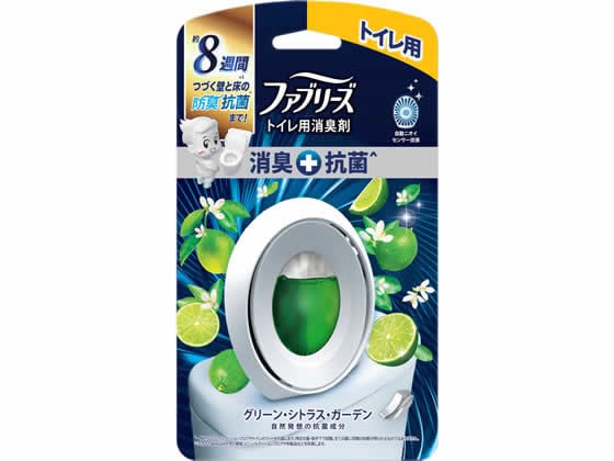 P&G ファブリーズ トイレ用消臭剤 +抗菌 グリーン・シトラス・ガーデン 1個（ご注文単位1個）【直送品】