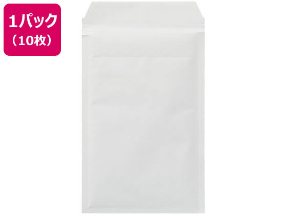 ユニオンキャップ クッション封筒 白 225×150mm 小物用 10枚 1パック（ご注文単位1パック）【直送品】