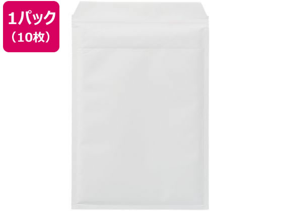 ユニオンキャップ クッション封筒 白 340×255mm A4用 10枚 L-3B 1パック（ご注文単位1パック）【直送品】