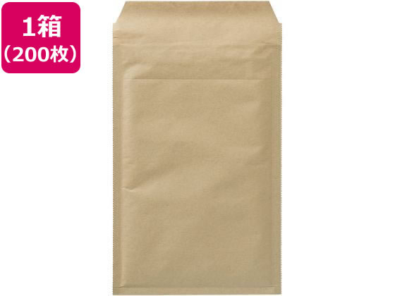 ユニオンキャップ クッション封筒 茶 225×150mm 小物用 200枚 1箱（ご注文単位1箱）【直送品】