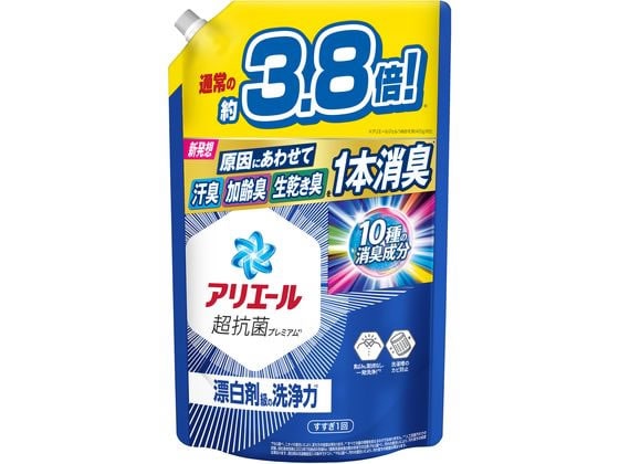 P&G アリエールジェル 詰替 ウルトラジャンボサイズ 1.55kg 1個（ご注文単位1個）【直送品】