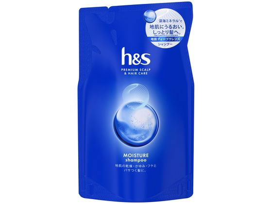 P&G h&s モイスチャー シャンプー つめかえ 315mL 1本（ご注文単位1本）【直送品】