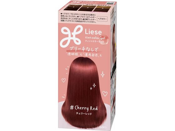 KAO リーゼ ティントカラージェル チェリーレッド 191mL 1個（ご注文単位1個）【直送品】