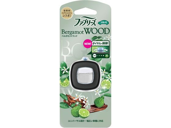 P&G ファブリーズ クルマ イージークリップ ベルガモットウッド2.4mL 1個（ご注文単位1個）【直送品】