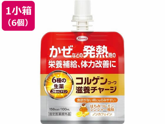 興和 コルゲンコーワ滋養チャージ 100mL×6袋 1箱（ご注文単位1箱）【直送品】