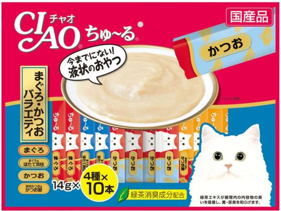 いなば CIAO ちゅーる まぐろ・かつおバラエティ 40本 1パック（ご注文単位1パック）【直送品】