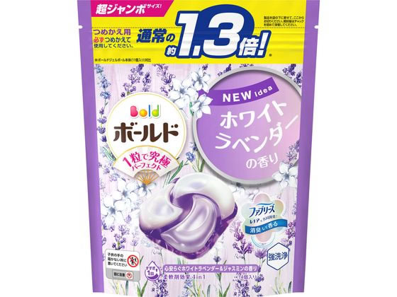 P&G ボールドジェルボール4D ホワイトラベンダー&ジャスミン 詰替 14個 1袋（ご注文単位1袋）【直送品】