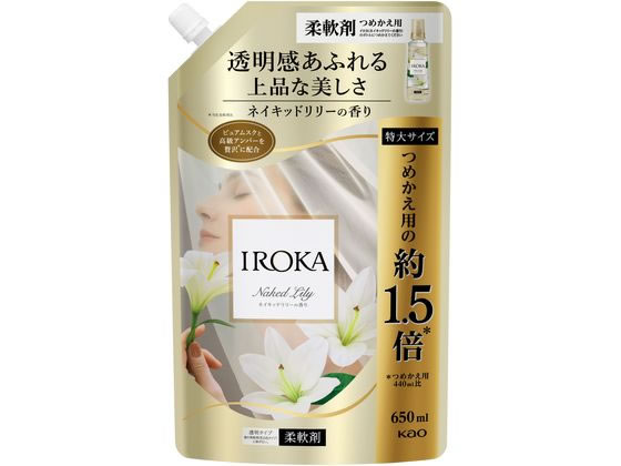 KAO IROKA ネイキッドリリー スパウト 650mL 1個（ご注文単位1個）【直送品】