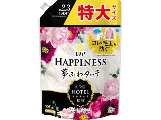 P&G レノア ハピネス 夢ふわタッチ ブロッサム&フローラル 詰替 720mL 1個（ご注文単位1個）【直送品】