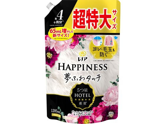 P&G レノア ハピネス 夢ふわタッチ ブロッサム&フローラル 詰替 1285mL 1個（ご注文単位1個）【直送品】