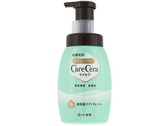 ロート製薬 ケアセラ 泡のボディウォッシュ 本体 450mL 1個（ご注文単位1個）【直送品】