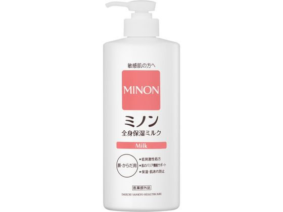 第一三共 ミノン 全身保湿ミルク 400mL 1本（ご注文単位1本）【直送品】