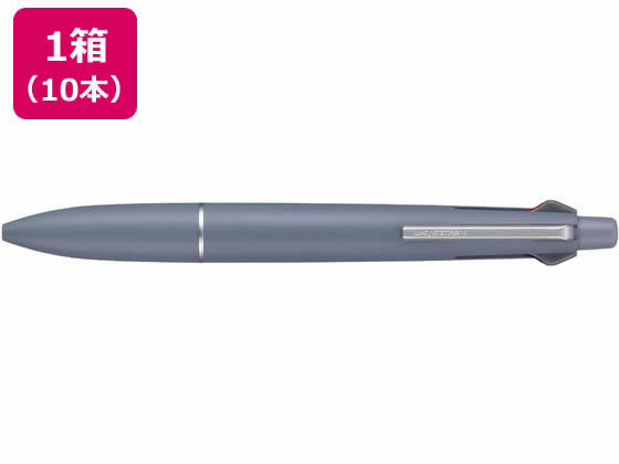 三菱鉛筆 ジェットストリーム4&1 ライトタッチインク 0.5 スチールブルー 10本 1箱（ご注文単位1箱）【直送品】