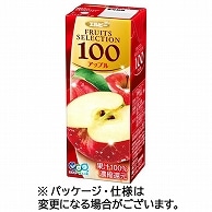 エルビー フルーツセレクション アップル100 200ml 紙パック 24本/箱 ※軽（ご注文単位1箱）【直送品】