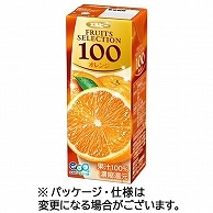 エルビー フルーツセレクション オレンジ100 200ml 紙パック 24本/箱 ※軽（ご注文単位1箱）【直送品】