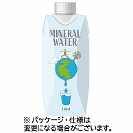 サクラ食品工業 サクラ ミネラルウォーター 330ml 紙パック 18本/箱 ※軽（ご注文単位1箱）【直送品】