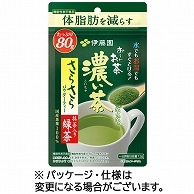 伊藤園 おーいお茶 濃い茶 さらさら抹茶入り緑茶 80g 3袋/セット ※軽（ご注文単位1セット）【直送品】